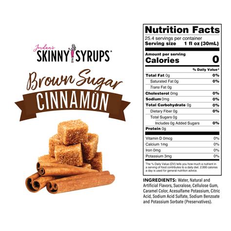 Cinnamon Syrup - calories, carbs, nutrition