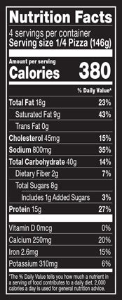 Classic Pepperoni - calories, carbs, nutrition