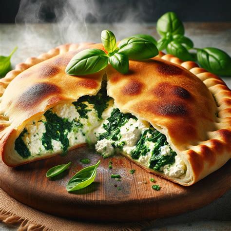 Classic Spinach Calzone - calories, carbs, nutrition