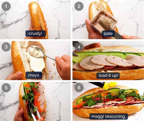 Classic Vietnamese 'Banh Mi' - calories, carbs, nutrition