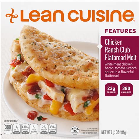 Club Flatbread Melt (18448.1) - calories, carbs, nutrition