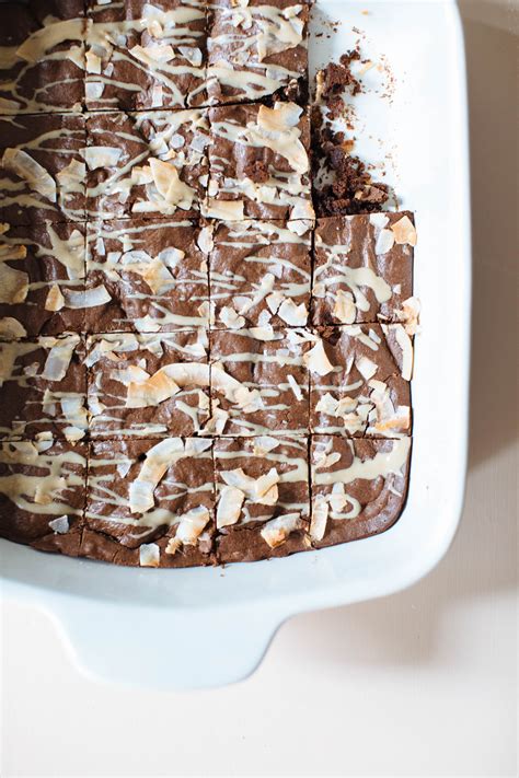 Coconut Chocolate Brownies - calories, carbs, nutrition