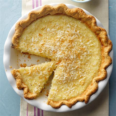 Coconut Custard Cream Pie - calories, carbs, nutrition