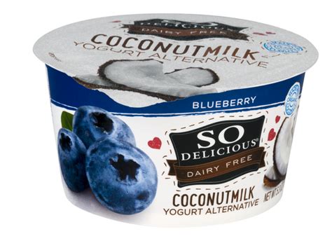 Coconut Milk Blueberry Yogurt - calories, carbs, nutrition
