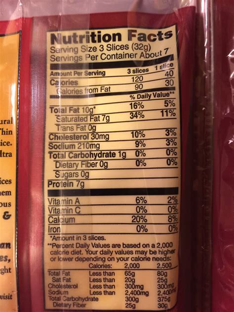 Colby Jack Cheese Slice - calories, carbs, nutrition