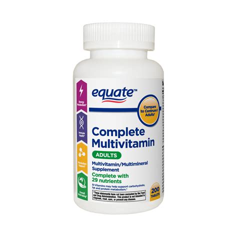 Complete Multivitamins - calories, carbs, nutrition