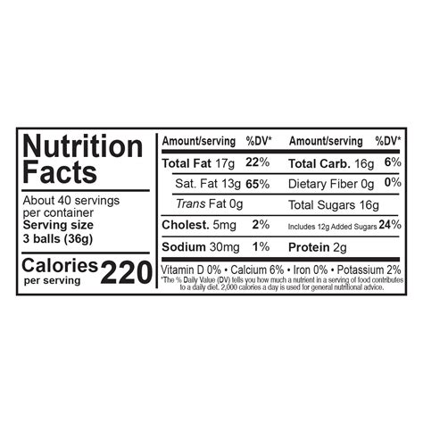 Cookies and Cream Truffle Bar - calories, carbs, nutrition