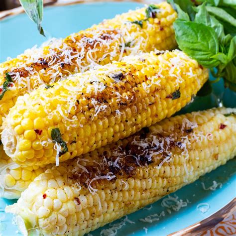 Corn Cob Grilled Parmesan Garlic Herb - calories, carbs, nutrition