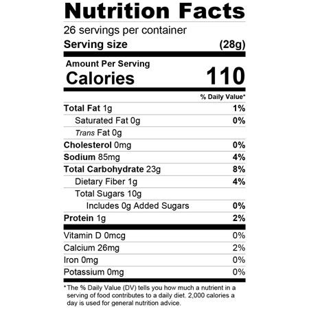 Corn Crunch - calories, carbs, nutrition