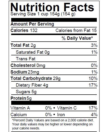 Corn Pasta - calories, carbs, nutrition