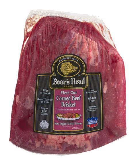 Corned Beef Boar's Head (62331.6) - calories, carbs, nutrition