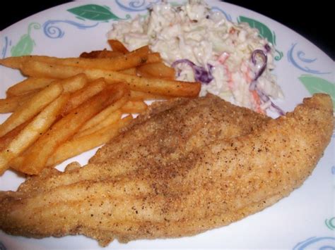 Cornmeal-Crusted Catfish - calories, carbs, nutrition