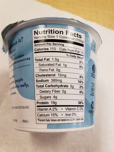 Cottage Cheese 2% Milkfat - calories, carbs, nutrition