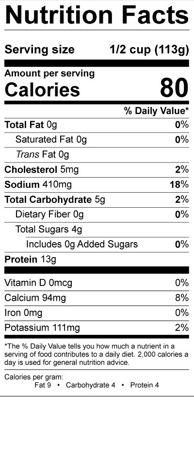 Cottage Cheese, Fat Free - calories, carbs, nutrition