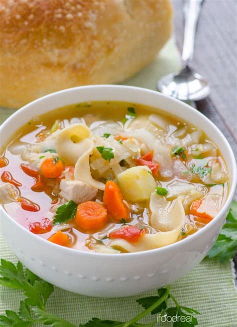 Country Vegetable Chicken Noodle Soup - calories, carbs, nutrition