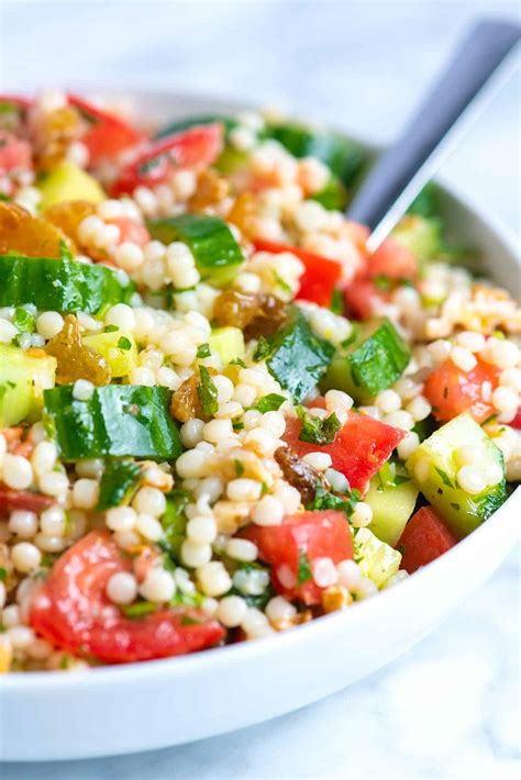 Couscous Salad with Peppers, Olives - calories, carbs, nutrition