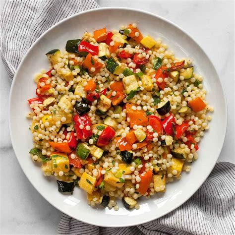 Couscous with Grilled Garden Veggies - calories, carbs, nutrition