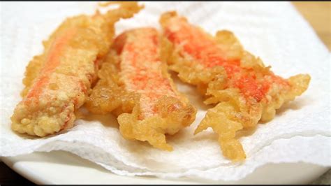 Crab Stick Tempura - calories, carbs, nutrition