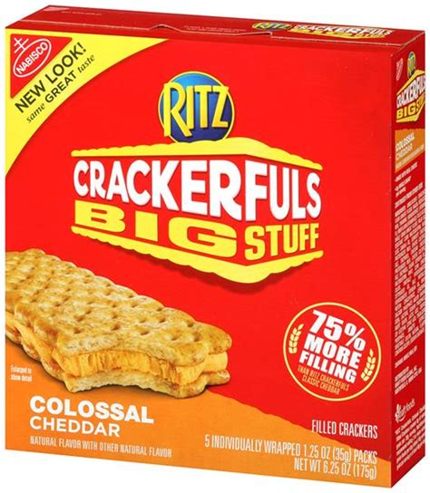 Crackerfuls - Colossal Cheddar - calories, carbs, nutrition