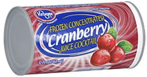 Cranberry juice cocktail, frozen concentrate - calories, carbs, nutrition