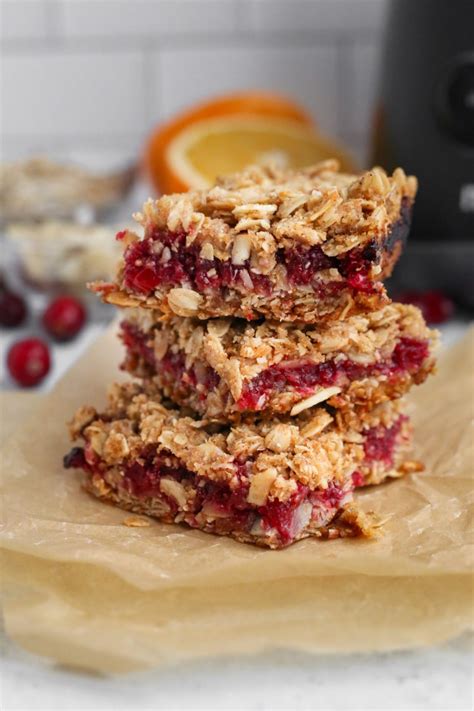 Cranberry Oatmeal Bars - calories, carbs, nutrition