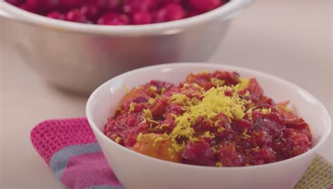 Cranberry & Orange Compote - calories, carbs, nutrition