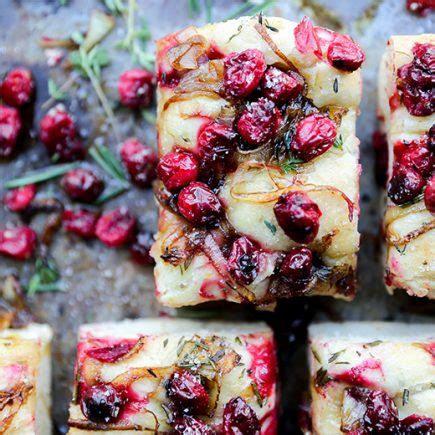 Cranberry Pecan Focaccia - calories, carbs, nutrition
