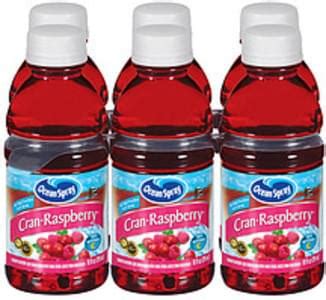 Cranberry Raspberry Juice - calories, carbs, nutrition