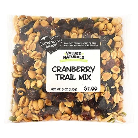 Cranberry Trail Mix - calories, carbs, nutrition