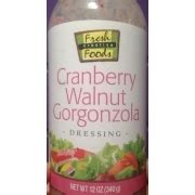 Cranberry Walnut & Gorgonzola Dressing - calories, carbs, nutrition