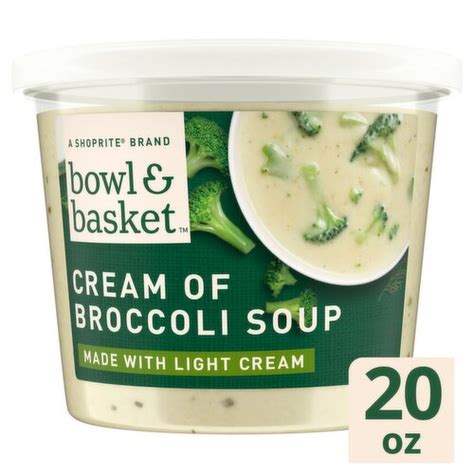 Cream of Broccoli Soup 16 oz - calories, carbs, nutrition