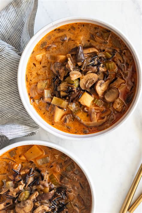 Cream of Mushroom Wild Rice Soup (MF16z) - calories, carbs, nutrition