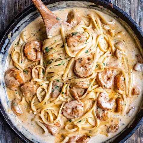 Creamy Cajun Shrimp Fettuccine - calories, carbs, nutrition