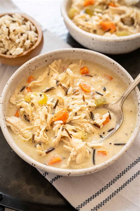 Creamy Chicken Wild Rice Soup - calories, carbs, nutrition