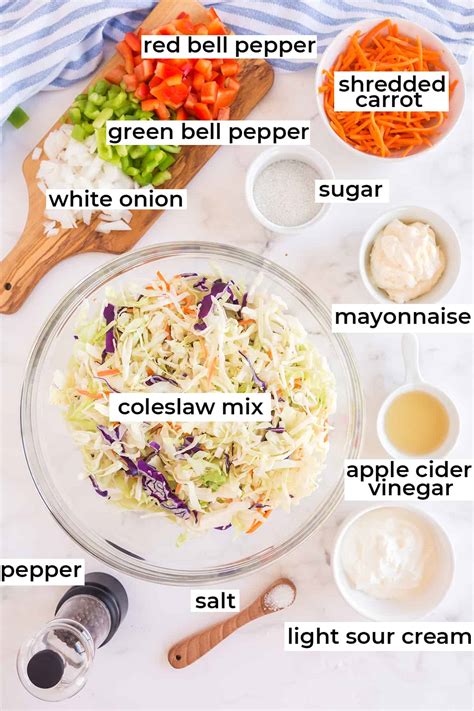 Creamy Cole Slaw - calories, carbs, nutrition