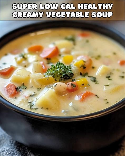 Creamy Garden Vegetable Soup - calories, carbs, nutrition