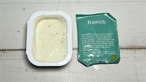 Creamy Ranch Sauce - calories, carbs, nutrition