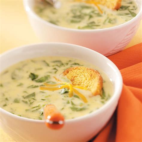 Creamy Spinach & Blue Cheese Soup - calories, carbs, nutrition