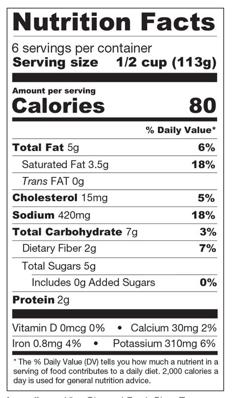 Creamy Vodka - calories, carbs, nutrition