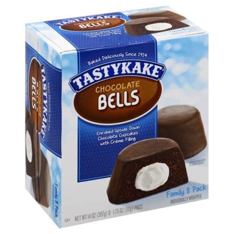 Creme Filled Chocolate Bells - calories, carbs, nutrition