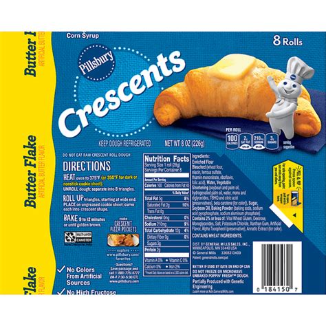 Crescent-Butter Flake - calories, carbs, nutrition