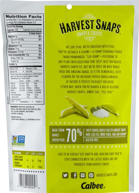 Crisps Snaps - calories, carbs, nutrition