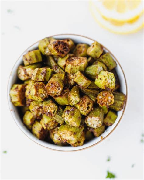 Crispy Baked Okra - calories, carbs, nutrition