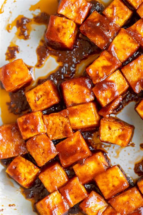 Crispy BBQ Tofu - calories, carbs, nutrition