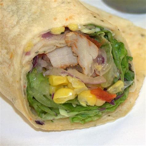 Crispy Chicken Chimichurri Wrap - calories, carbs, nutrition