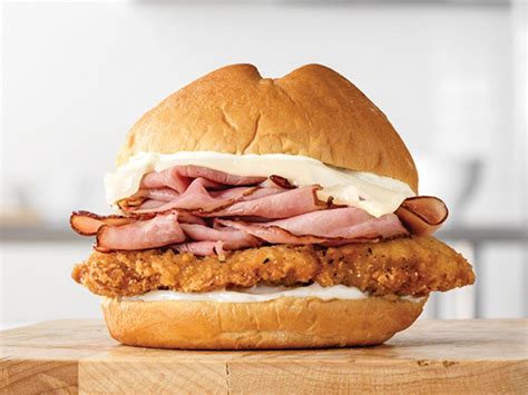 Crispy Chicken Cordon Bleu Sandwich - calories, carbs, nutrition