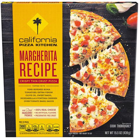 Crispy Thin Crust Margherita Pizza - calories, carbs, nutrition