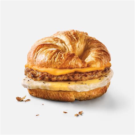 Croissant with Eggs, Cheese & Sausage - calories, carbs, nutrition