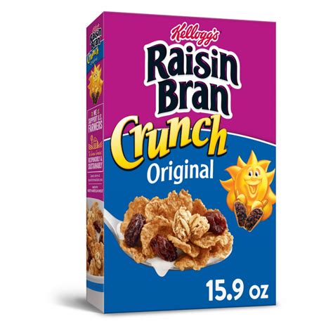 Crunchy Bran & Raisin Cereal - calories, carbs, nutrition