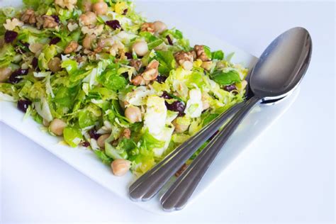 Crunchy Brussels Sprouts and Chickpea Salad with Cranberries and Walnuts (55199.6) - calories, carbs, nutrition